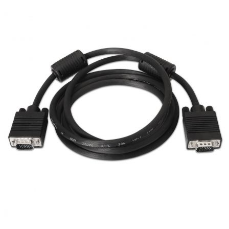 Cable SVGA Aisens A113-0072/ VGA Macho - VGA Macho/ Hasta 3W/ 10Mbps/ 3m/ Negro Cable SVGA Aisens A113-0072/ VGA Macho - VGA Macho/ Hasta 3W/ 10Mbps/ 3m/ Negro