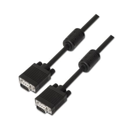 Cable SVGA Aisens A113-0076/ HDB15 Macho - HDB15 Macho/ Hasta 3W/ 10Mbps/ 20m/ Negro Cable SVGA Aisens A113-0076/ HDB15 Macho - HDB15 Macho/ Hasta 3W/ 10Mbps/ 20m/ Negro