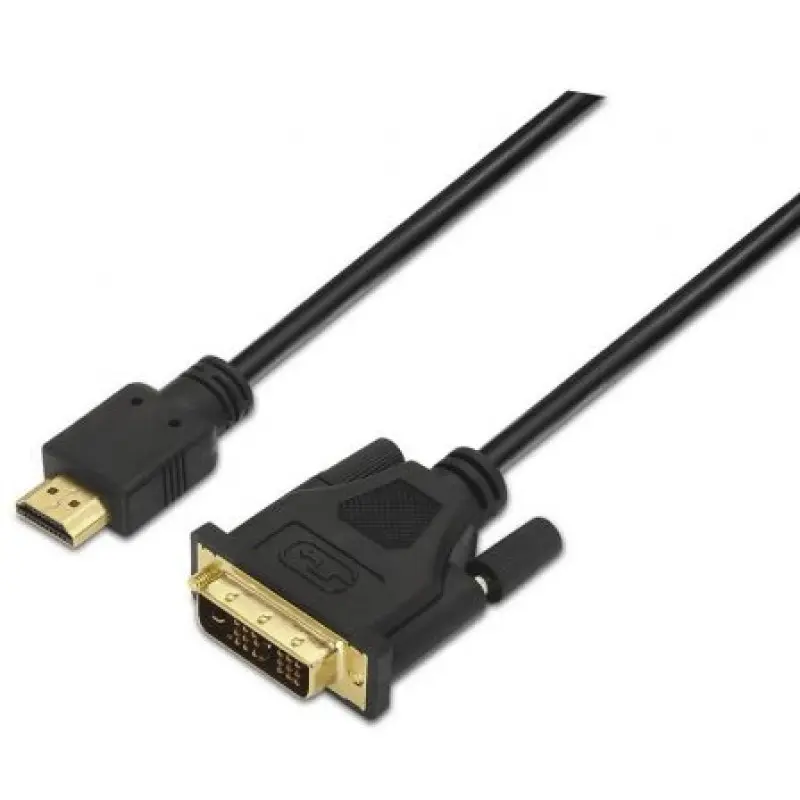 Cable HDMI Aisens A117-0090/ DVI Macho - HDMI Macho/ Hasta 10W/ 720Mbps/ 1.8m/ Negro Cable HDMI Aisens A117-0090/ DVI Macho - HDMI Macho/ Hasta 10W/ 720Mbps/ 1.8m/ Negro