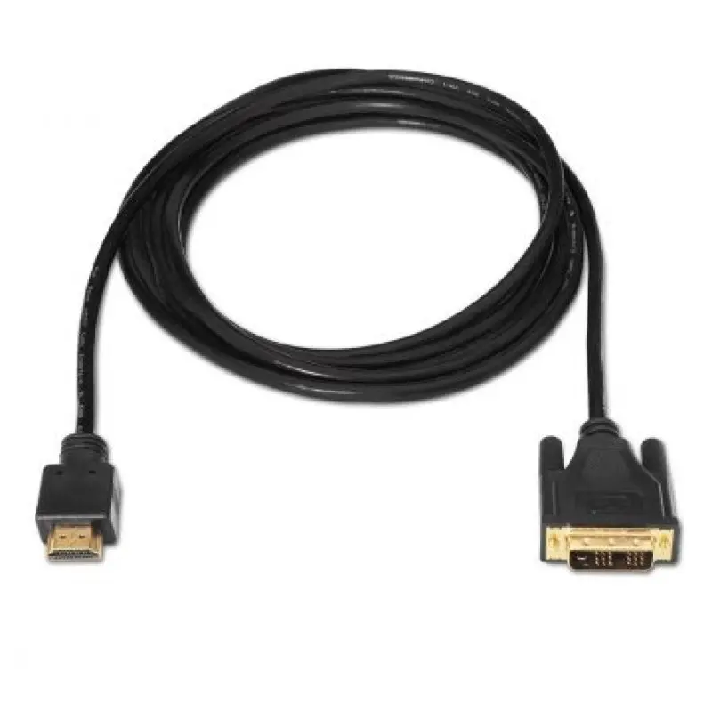 Cable HDMI Aisens A117-0090/ DVI Macho - HDMI Macho/ Hasta 10W/ 720Mbps/ 1.8m/ Negro Cable HDMI Aisens A117-0090/ DVI Macho - HDMI Macho/ Hasta 10W/ 720Mbps/ 1.8m/ Negro