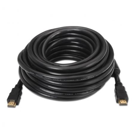 Cable HDMI 1.4 Aisens A119-0102/ HDMI Macho - HDMI Macho/ Hasta 10W/ 720Mbps/ 10m/ Negro Cable HDMI 1.4 Aisens A119-0102/ HDMI Macho - HDMI Macho/ Hasta 10W/ 720Mbps/ 10m/ Negro