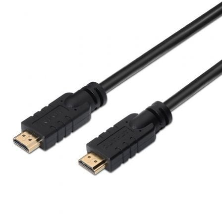 Cable HDMI 1.4 Aisens A119-0104/ HDMI Macho - HDMI Macho/ Hasta 10W/ 720Mbps/ 20m/ Negro Cable HDMI 1.4 Aisens A119-0104/ HDMI Macho - HDMI Macho/ Hasta 10W/ 720Mbps/ 20m/ Negro