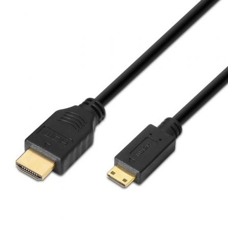 Cable HDMI Aisens A119-0114/ HDMI Macho - Mini HDMI Macho/ Hasta 10W/ 720Mbps/ 1.8m/ Negro Cable HDMI Aisens A119-0114/ HDMI Macho - Mini HDMI Macho/ Hasta 10W/ 720Mbps/ 1.8m/ Negro