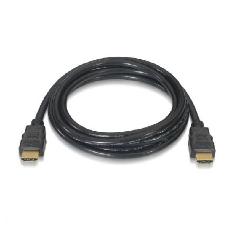 Cable HDMI 2.0 4K Aisens A120-0121/ HDMI Macho - HDMI Macho/ Hasta 10W/ 2250Mbps/ 2m/ Certificado/ Negro Cable HDMI 2.0 4K Aisens A120-0121/ HDMI Macho - HDMI Macho/ Hasta 10W/ 2250Mbps/ 2m/ Certificado/ Negro