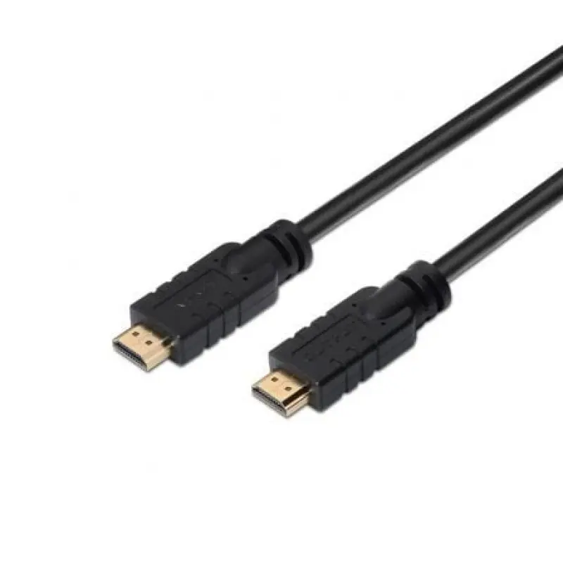 Cable HDMI 2.0 4K Aisens A120-0375/ HDMI Macho - HDMI Macho/ Hasta 10W/ 2250Mbps/ 25m/ Negro Cable HDMI 2.0 4K Aisens A120-0375/ HDMI Macho - HDMI Macho/ Hasta 10W/ 2250Mbps/ 25m/ Negro
