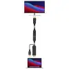Cable Conversor 4K Aisens A122-0642/ HDMI Macho - DisplayPort Hembra - USB Macho/ Hasta 10W/ 2250Mbps/ 10cm + 10cm/ Negro Cable Conversor 4K Aisens A122-0642/ HDMI Macho - DisplayPort Hembra - USB Macho/ Hasta 10W/ 2250Mbps/ 10cm + 10cm/ Negro