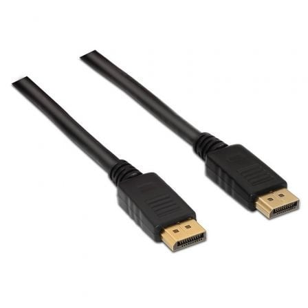 Cable DisplayPort 1.2 4K Aisens A124-0129/ DisplayPort Macho - DisplayPort Macho/ Hasta 5W/ 2300Mbps/ 2m/ Negro Cable DisplayPort 1.2 4K Aisens A124-0129/ DisplayPort Macho - DisplayPort Macho/ Hasta 5W/ 2300Mbps/ 2m/ Negro