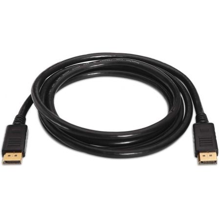 Cable DisplayPort 1.2 4K Aisens A124-0129/ DisplayPort Macho - DisplayPort Macho/ Hasta 5W/ 2300Mbps/ 2m/ Negro Cable DisplayPort 1.2 4K Aisens A124-0129/ DisplayPort Macho - DisplayPort Macho/ Hasta 5W/ 2300Mbps/ 2m/ Negro