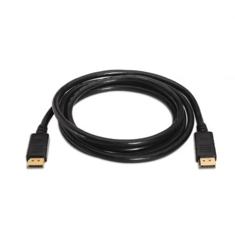 Cable DisplayPort 1.2 4K Aisens A124-0130/ DisplayPort Macho - DisplayPort Macho/ Hasta 5W/ 2300Mbps/ 3m/ Negro Cable DisplayPort 1.2 4K Aisens A124-0130/ DisplayPort Macho - DisplayPort Macho/ Hasta 5W/ 2300Mbps/ 3m/ Negro