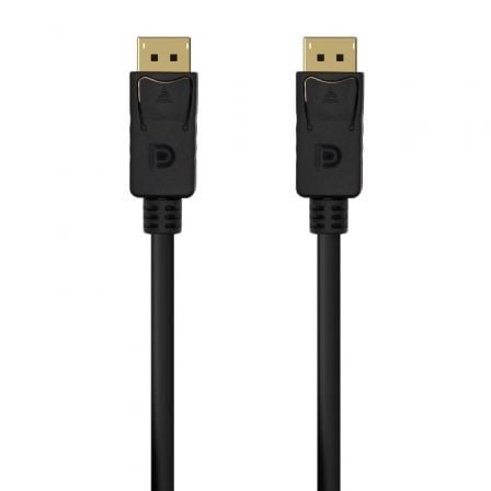 Cable DisplayPort 1.2 4K Aisens A124-0548/ DisplayPort Macho - DisplayPort Macho/ Hasta 5W/ 2300Mbps/ 50cm/ Negro Cable DisplayPort 1.2 4K Aisens A124-0548/ DisplayPort Macho - DisplayPort Macho/ Hasta 5W/ 2300Mbps/ 50cm/ Negro