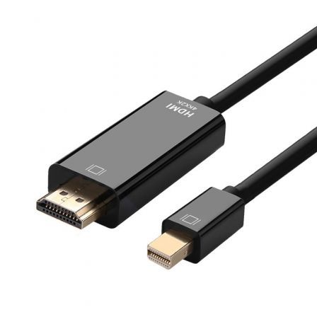 Cable Conversor Aisens A125-0361/ Mini DisplayPort Macho - HDMI Macho/ Hasta 5W/ 2300Mbps/ 2m/ Negro Cable Conversor Aisens A125-0361/ Mini DisplayPort Macho - HDMI Macho/ Hasta 5W/ 2300Mbps/ 2m/ Negro