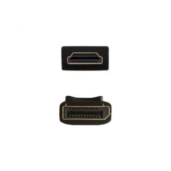 Cable Conversor Aisens A125-0364/ DisplayPort Macho - HDMI Macho/ Hasta 5W/ 2300Mbps/ 2m/ Negro Cable Conversor Aisens A125-0364/ DisplayPort Macho - HDMI Macho/ Hasta 5W/ 2300Mbps/ 2m/ Negro