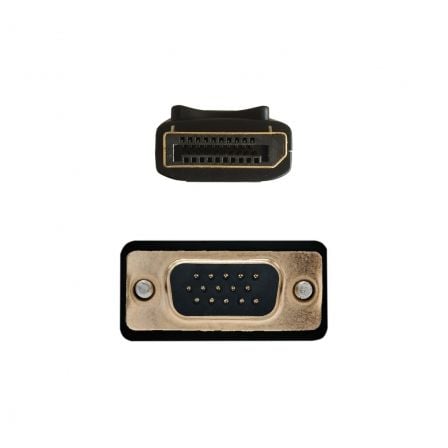 Cable Conversor Aisens A125-0365/ DisplayPort Macho - VGA Macho/ Hasta 5W/ 2300Mbps/ 2m/ Negro Cable Conversor Aisens A125-0365/ DisplayPort Macho - VGA Macho/ Hasta 5W/ 2300Mbps/ 2m/ Negro