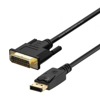 Cable Conversor Aisens A125-0366/ DisplayPort Macho - DVI Macho/ Hasta 5W/ 2300Mbps/ 2m/ Negro Cable Conversor Aisens A125-0366/ DisplayPort Macho - DVI Macho/ Hasta 5W/ 2300Mbps/ 2m/ Negro