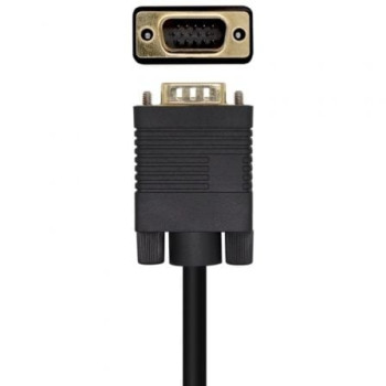 Cable Conversor Aisens A125-0462/ DisplayPort Macho - VGA Macho/ Hasta 5W/ 2300Mbps/ 3m/ Negro Cable Conversor Aisens A125-0462/ DisplayPort Macho - VGA Macho/ Hasta 5W/ 2300Mbps/ 3m/ Negro