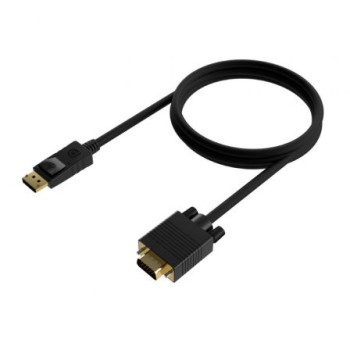 Cable Conversor Aisens A125-0552/ DisplayPort Macho - VGA Macho/ Hasta 5W/ 2300Mbps/ 1m/ Negro Cable Conversor Aisens A125-0552/ DisplayPort Macho - VGA Macho/ Hasta 5W/ 2300Mbps/ 1m/ Negro