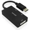 Cable Conversor Aisens A125-0861/ DisplayPort Macho/ VGA Hembra - DVI Hembra - HDMI 4K Hembra/ 15cm/ Negro Cable Conversor Aisens A125-0861/ DisplayPort Macho/ VGA Hembra - DVI Hembra - HDMI 4K Hembra/ 15cm/ Negro