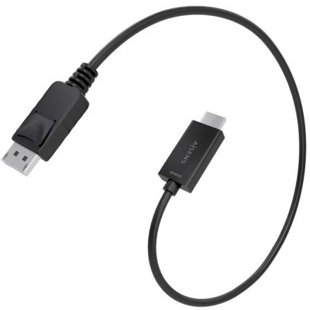 Cable Conversor Aisens A125-0891/ Displayport Macho - HDMI Macho/ 60cm/ Negro Cable Conversor Aisens A125-0891/ Displayport Macho - HDMI Macho/ 60cm/ Negro