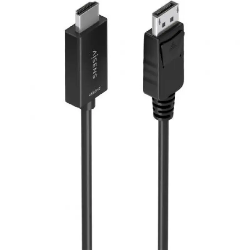 Cable Conversor Aisens A125-0895/ Displayport Macho - HDMI Macho/ 3m/ Negro Cable Conversor Aisens A125-0895/ Displayport Macho - HDMI Macho/ 3m/ Negro