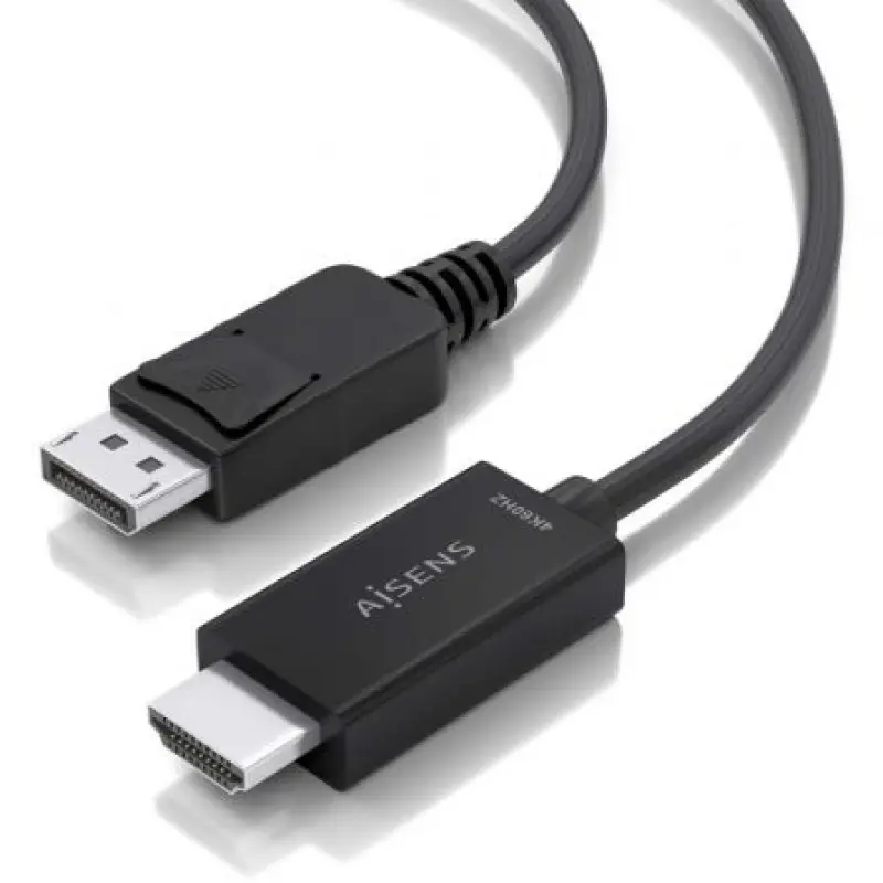 Cable Conversor Aisens A125-0895/ Displayport Macho - HDMI Macho/ 3m/ Negro Cable Conversor Aisens A125-0895/ Displayport Macho - HDMI Macho/ 3m/ Negro