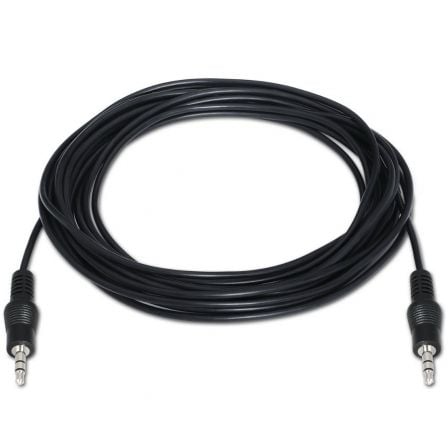 Cable Estéreo Aisens A128-0143/ Jack 3.5 Macho - Jack 3.5 Macho/ Hasta 0.1W/ 3m/ Negro Cable Estéreo Aisens A128-0143/ Jack 3.5 Macho - Jack 3.5 Macho/ Hasta 0.1W/ 3m/ Negro