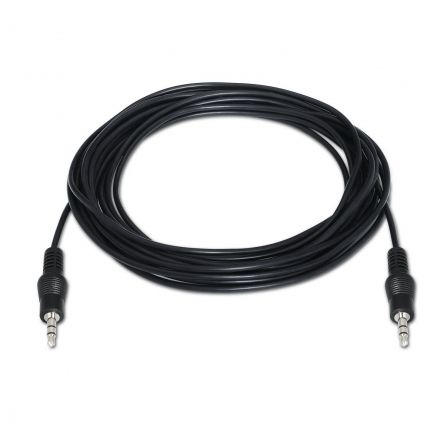 Cable Estéreo Aisens A128-0144/ Jack 3.5 Macho - Jack 3.5 Macho/ Hasta 0.1W/ 10m/ Negro Cable Estéreo Aisens A128-0144/ Jack 3.5 Macho - Jack 3.5 Macho/ Hasta 0.1W/ 10m/ Negro