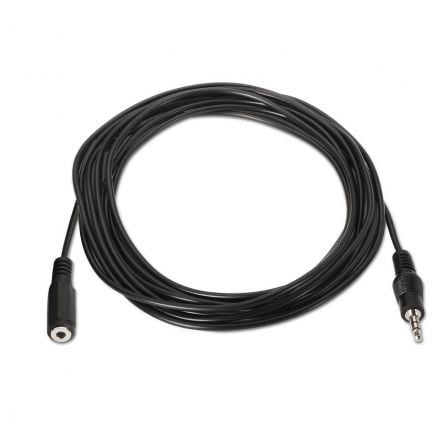Cable Estéreo Aisens A128-0145/ Jack 3.5 Macho - Jack 3.5 Hembra/ Hasta 0.1W/ 1.5m/ Negro Cable Estéreo Aisens A128-0145/ Jack 3.5 Macho - Jack 3.5 Hembra/ Hasta 0.1W/ 1.5m/ Negro