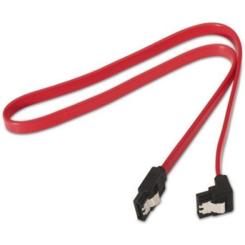Cable SATA Aisens A130-0156/ SATA Hembra - SATA Hembra/ Hasta 0.1W/ 768Mbps/ 50cm/ Rojo