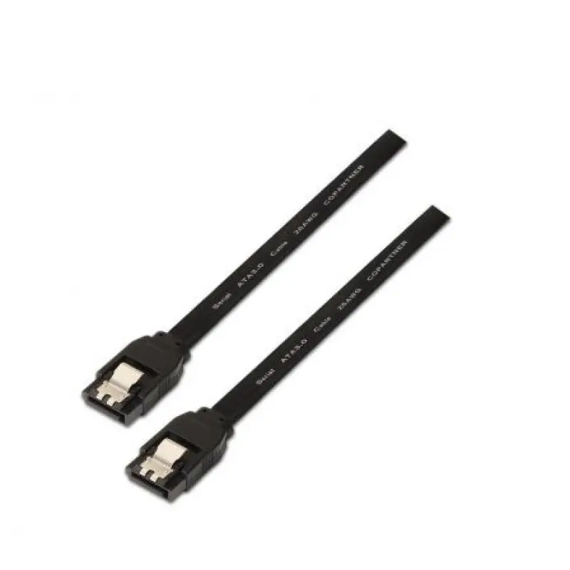 Cable SATA III Aisens A130-0157/ SATA Hembra - SATA Hembra/ Hasta 0.1W/ 768Mbps/ 50cm/ Negro Cable SATA III Aisens A130-0157/ SATA Hembra - SATA Hembra/ Hasta 0.1W/ 768Mbps/ 50cm/ Negro
