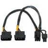 Cable Alimentación Tarjeta Gráfica Aisens A131-0165/ 2x Molex Macho - Molex 6+2 PIN Macho/ Hasta 54W/ 20cm Cable Alimentación Tarjeta Gráfica Aisens A131-0165/ 2x Molex Macho - Molex 6+2 PIN Macho/ Hasta 54W/ 20cm