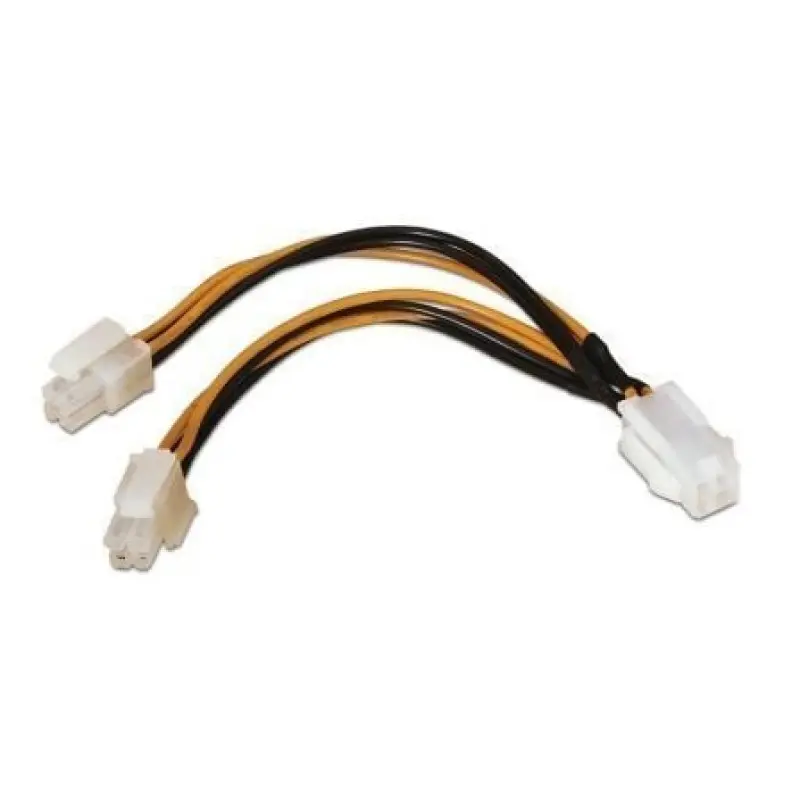 Cable Alimentación para Microprocesador Aisens A131-0166/ Molex 4+4 PIN Macho - Molex 4 PIN Hembra/ Hasta 54W/ 15cm Cable Alimentación para Microprocesador Aisens A131-0166/ Molex 4+4 PIN Macho - Molex 4 PIN Hembra/ Hasta 54W/ 15cm