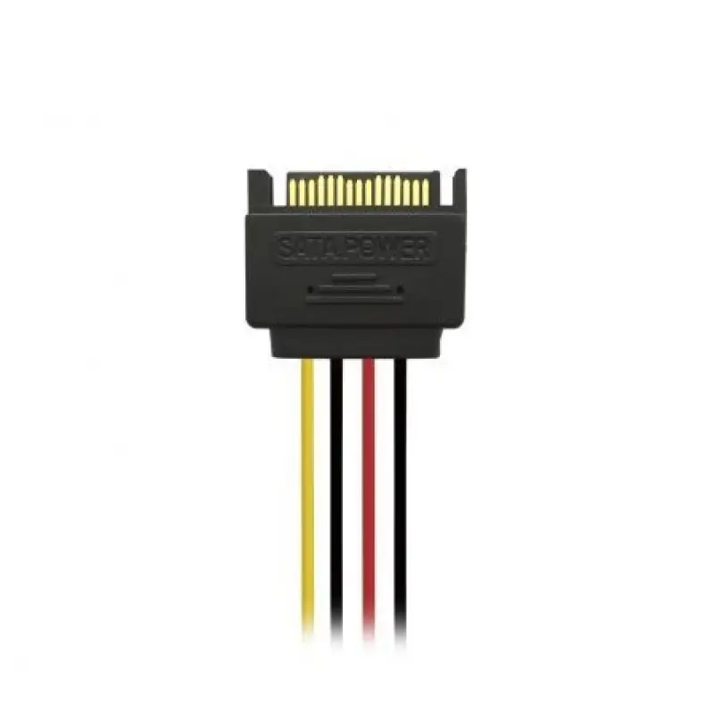 Cable Alimentación Aisens A131-0353/ SATA Macho - 2x SATA Hembra/ Hasta 54W/ 20cm/ Negro Cable Alimentación Aisens A131-0353/ SATA Macho - 2x SATA Hembra/ Hasta 54W/ 20cm/ Negro
