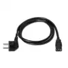 Cable Alimentación Aisens A132-0168/ CEE(7-7) Macho - C13 Hembra/ Hasta 1500W/ 3m/ Negro Cable Alimentación Aisens A132-0168/ CEE(7-7) Macho - C13 Hembra/ Hasta 1500W/ 3m/ Negro