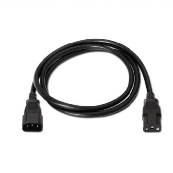 Cable Alargador de Alimentación CPU Aisens A132-0171/ IEC C13 Hembra - IEC C14 Macho/ Hasta 1500W/ 1.5m/ Negro Cable Alargador de Alimentación CPU Aisens A132-0171/ IEC C13 Hembra - IEC C14 Macho/ Hasta 1500W/ 1.5m/ Negro