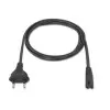 Cable Alimentación Forma 8 Aisens A132-0173/ CEE7/16 Macho - C7 Hembra/ Hasta 1500W/ 1.5m/ Negro Cable Alimentación Forma 8 Aisens A132-0173/ CEE7/16 Macho - C7 Hembra/ Hasta 1500W/ 1.5m/ Negro