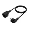 Cable Alargador de Alimentación Aisens A132-0602/ CEE7 Macho - CEE7 Hembra/ Hasta 1500W/ 5m/ Negro Cable Alargador de Alimentación Aisens A132-0602/ CEE7 Macho - CEE7 Hembra/ Hasta 1500W/ 5m/ Negro
