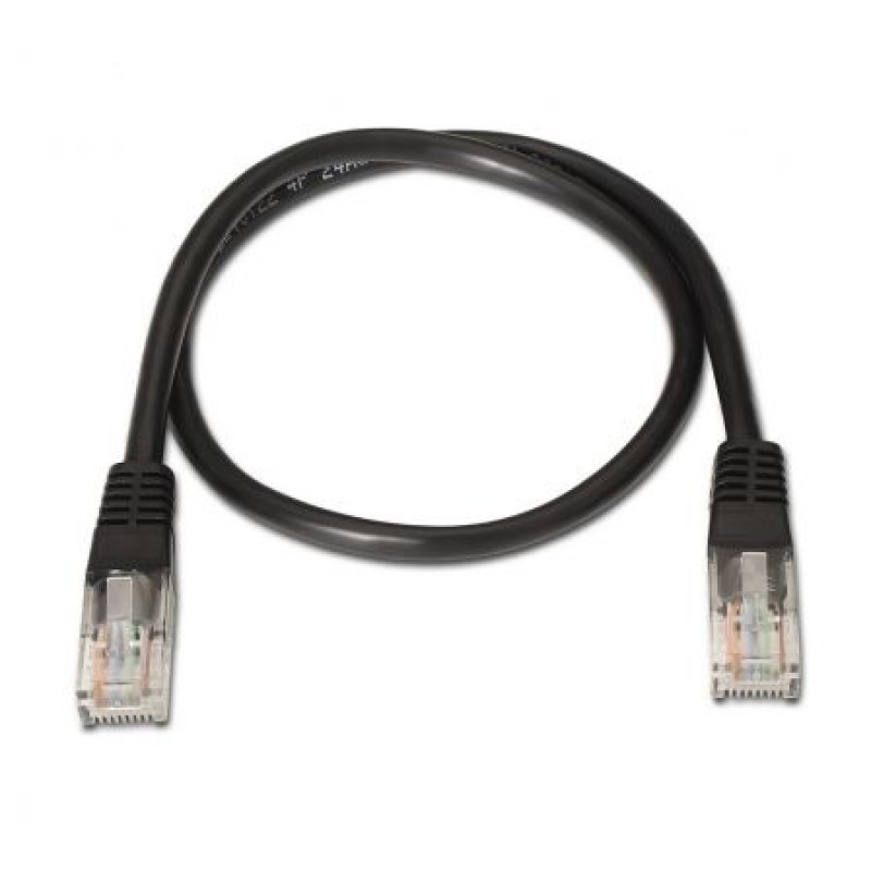 Cable de Red RJ45 UTP Aisens A133-0204 Cat.5e/ 2m/ Negro Cable de Red RJ45 UTP Aisens A133-0204 Cat.5e/ 2m/ Negro