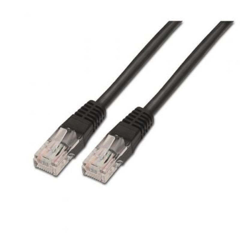 Cable de Red RJ45 UTP Aisens A133-0205 Cat.5e/ 3m/ Negro Cable de Red RJ45 UTP Aisens A133-0205 Cat.5e/ 3m/ Negro
