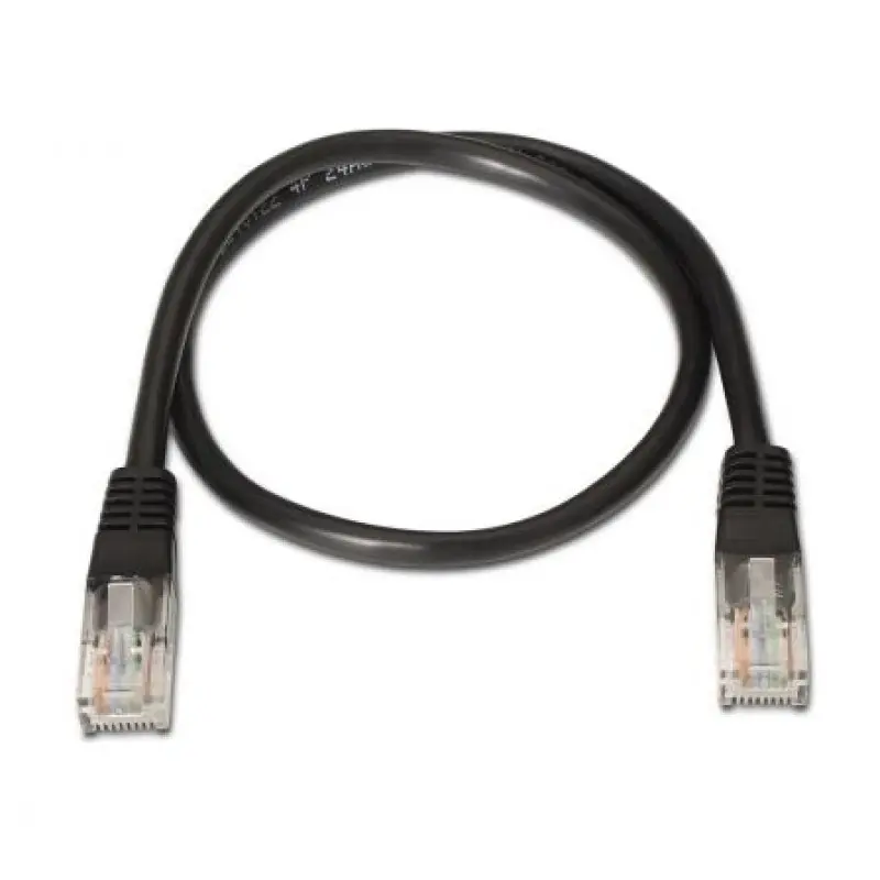 Cable de Red RJ45 UTP Aisens A133-0205 Cat.5e/ 3m/ Negro Cable de Red RJ45 UTP Aisens A133-0205 Cat.5e/ 3m/ Negro