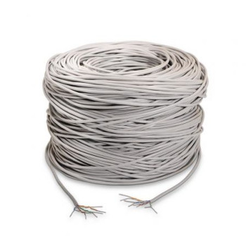 Bobina de Cable RJ45 UTP Aisens A133-0208 Cat.5e/ 100m/ Gris Bobina de Cable RJ45 UTP Aisens A133-0208 Cat.5e/ 100m/ Gris