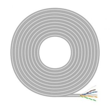 Bobina de Cable RJ45 UTP AWG23 CCA (Aleación) Aisens A135-0660 Cat.6/ 100m/ Gris Bobina de Cable RJ45 UTP AWG23 CCA (Aleación) Aisens A135-0660 Cat.6/ 100m/ Gris
