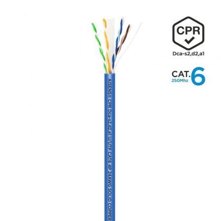 Bobina de Cable RJ45 UTP AWG24 LSZH CPR Dca Aisens A135-0662 Cat.6/ 100m/ Azul Bobina de Cable RJ45 UTP AWG24 LSZH CPR Dca Aisens A135-0662 Cat.6/ 100m/ Azul