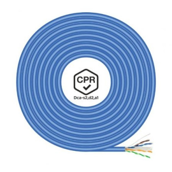 Bobina de Cable RJ45 UTP AWG24 LSZH CPR Dca Aisens A135-0663 Cat.6/ 305m/ Azul Bobina de Cable RJ45 UTP AWG24 LSZH CPR Dca Aisens A135-0663 Cat.6/ 305m/ Azul