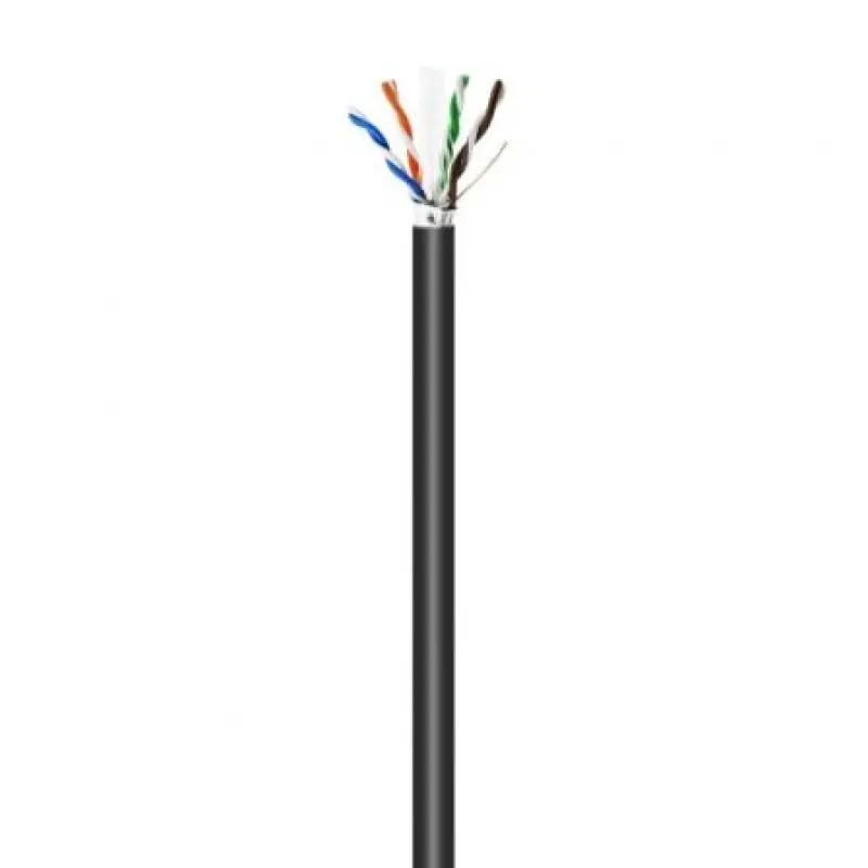 Bobina de Cable RJ45 para Exteriores FTP AWG24 Aisens A135-0673 Cat.6/ 100m/ Impermeable/ Negro Bobina de Cable RJ45 para Exteriores FTP AWG24 Aisens A135-0673 Cat.6/ 100m/ Impermeable/ Negro