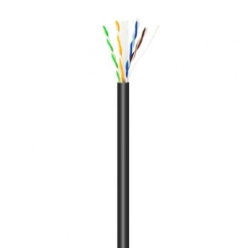 Bobina de Cable RJ45 para Exteriores UTP AWG23 Aisens A135-0675 Cat.6/ 100m/ Impermeable/ Negro Bobina de Cable RJ45 para Exteriores UTP AWG23 Aisens A135-0675 Cat.6/ 100m/ Impermeable/ Negro