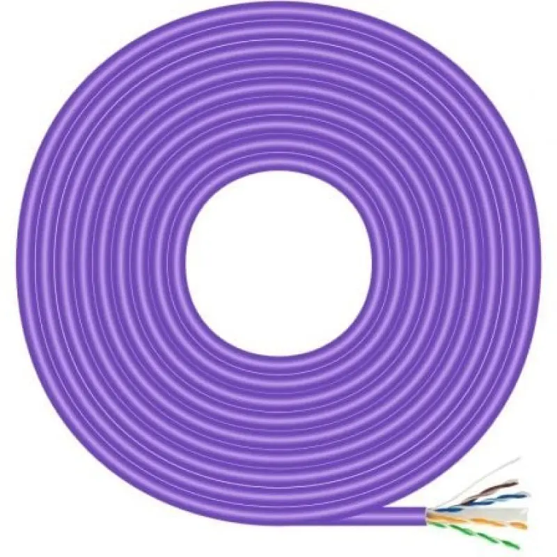 Bobina de Cable RJ45 AWG23 UTP Aisens A135-0747 Cat.6/ LSZH/ 100m/ Violeta Bobina de Cable RJ45 AWG23 UTP Aisens A135-0747 Cat.6/ LSZH/ 100m/ Violeta