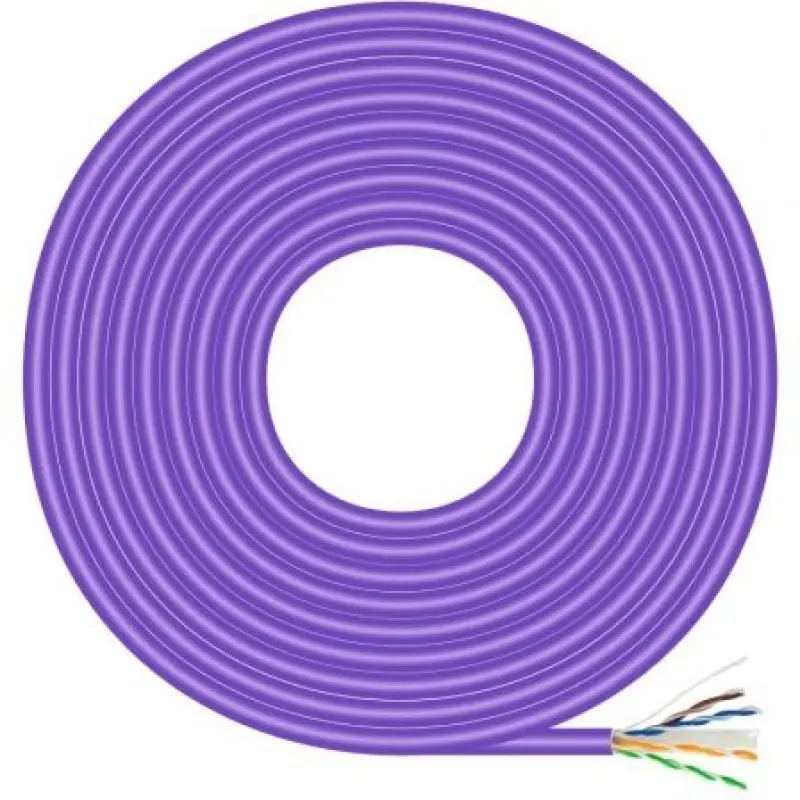 Bobina de Cable RJ45 AWG23 UTP Aisens A135-0749 Cat.6/ LSZH/ 500m/ Violeta Bobina de Cable RJ45 AWG23 UTP Aisens A135-0749 Cat.6/ LSZH/ 500m/ Violeta