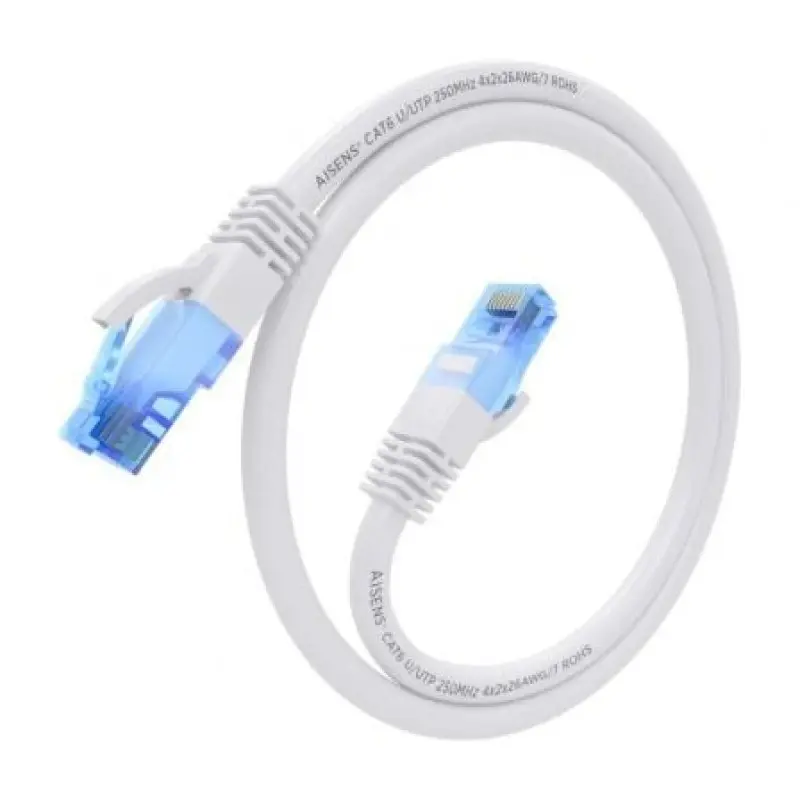 Cable de Red RJ45 AWG26 CCA UTP Aisens A135-0817 Cat.6/ 50cm/ Blanco Cable de Red RJ45 AWG26 CCA UTP Aisens A135-0817 Cat.6/ 50cm/ Blanco