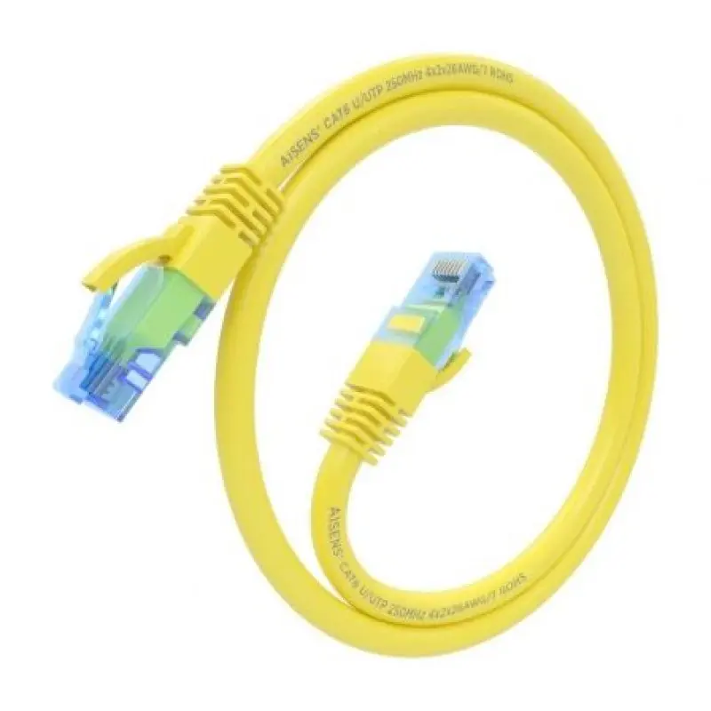 Cable de Red RJ45 AWG26 CCA UTP Aisens A135-0838 Cat.6/ 5m/ Amarillo Cable de Red RJ45 AWG26 CCA UTP Aisens A135-0838 Cat.6/ 5m/ Amarillo