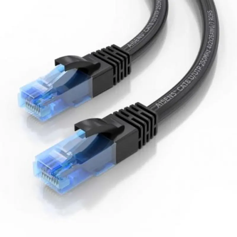 Cable de Red RJ45 AWG26 CCA UTP Aisens A135-0840 Cat.6/ 30cm/ Negro Cable de Red RJ45 AWG26 CCA UTP Aisens A135-0840 Cat.6/ 30cm/ Negro